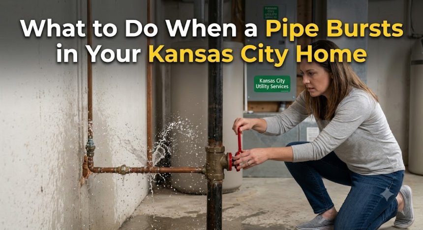 What to Do When a Pipe Bursts in Your Kansas City Home