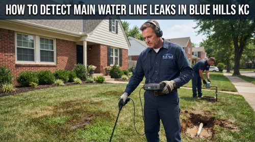 How to Detect Main Water Line Leaks in Blue Hills KC