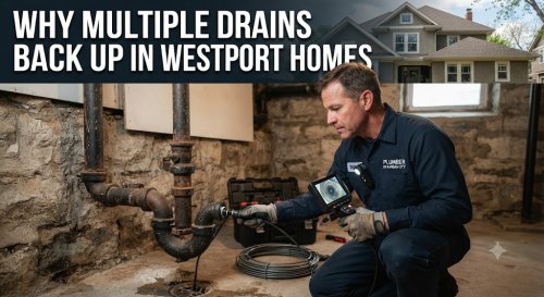 Why Multiple Drains Back Up in Westport Homes