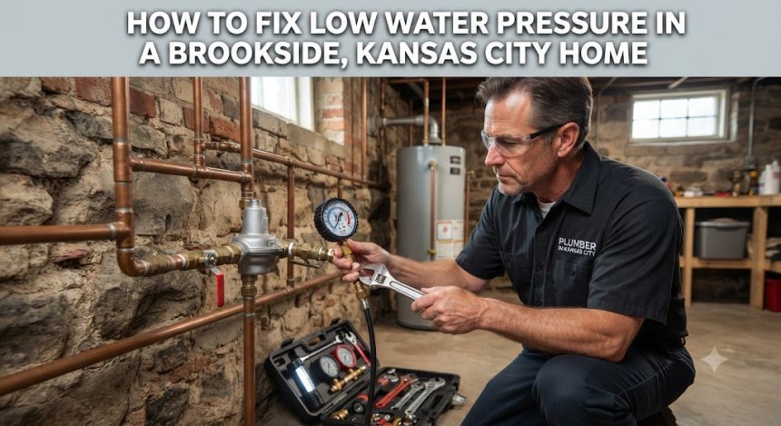 Fix Low Water Pressure in Brookside Kansas City Home
