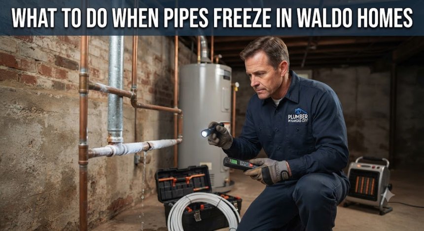 What to Do When Pipes Freeze in Waldo Homes