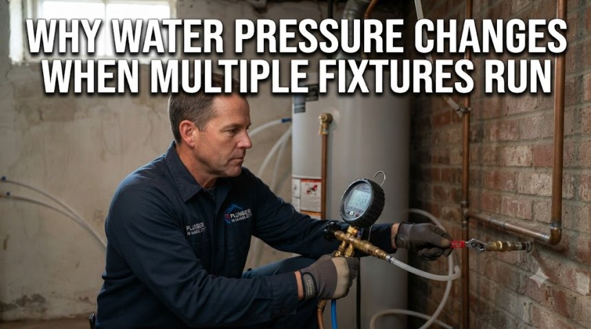 Why Water Pressure Changes When Multiple Fixtures Run