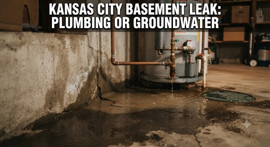 Kansas City Basement Leak: Plumbing or Groundwater